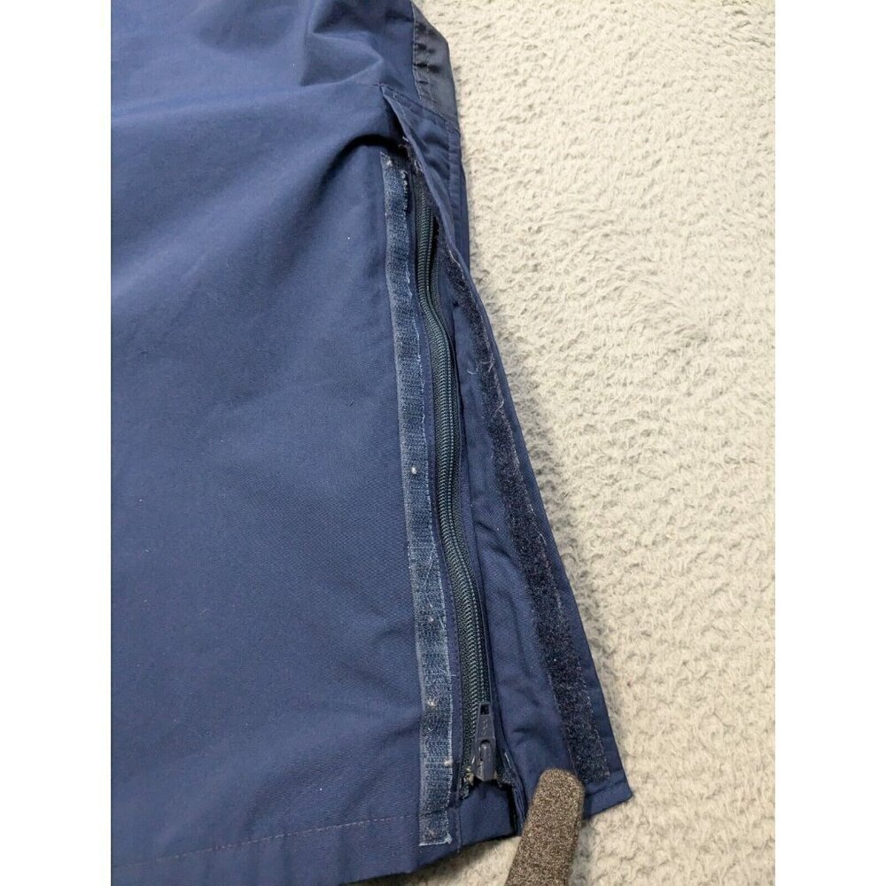 Vintage Cabelas Pants Small Wind Rain Outdoor Zip Ankles Pull On Blue - Picture 15 of 15